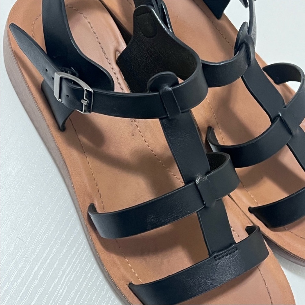 Women's Black Sandals - Picture 5 of 6